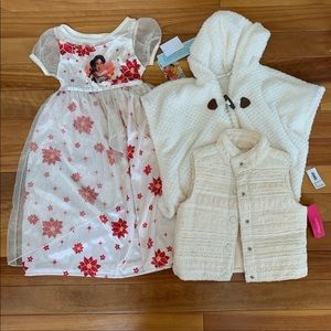 Bundle of girl pajama, jacket